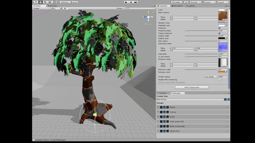 testColorfulShader